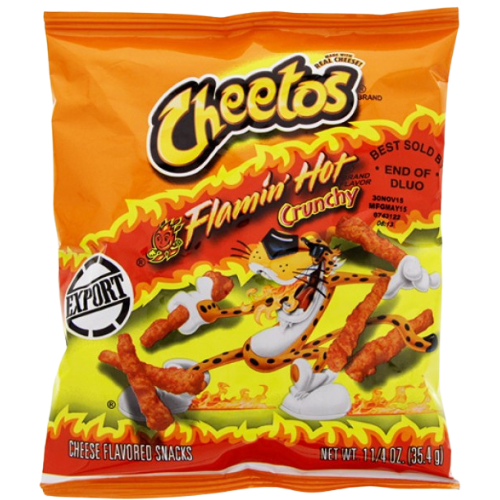 Cheetos Crunchy Flamin Hot (1.25Oz) 44X35G dimarkcash&carry