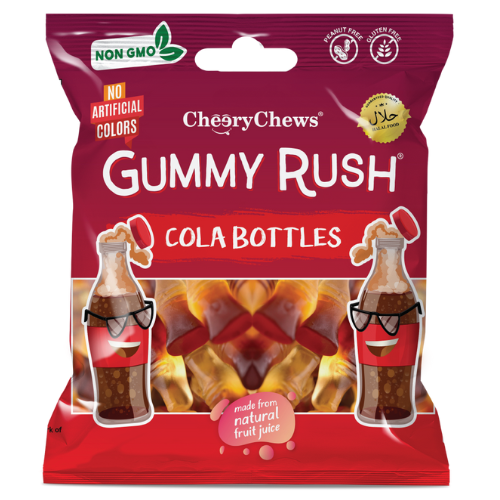 Gummy Rush Cola Bottles 12X90G dimarkcash&carry