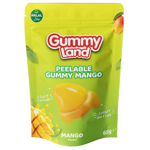 Gummy Land Peelable Gummy Mango (Halal) 12X65G dimarkcash&carry