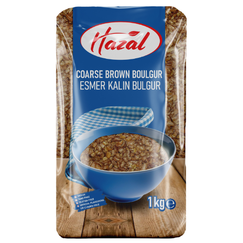 Hazal Brown Bulgur Coarse 4X1Kg dimarkcash&carry