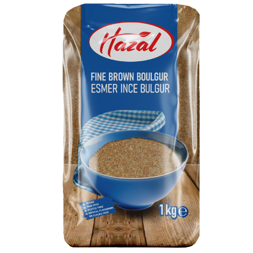 Hazal Brown Bulgur Fine 4X1Kg dimarkcash&carry