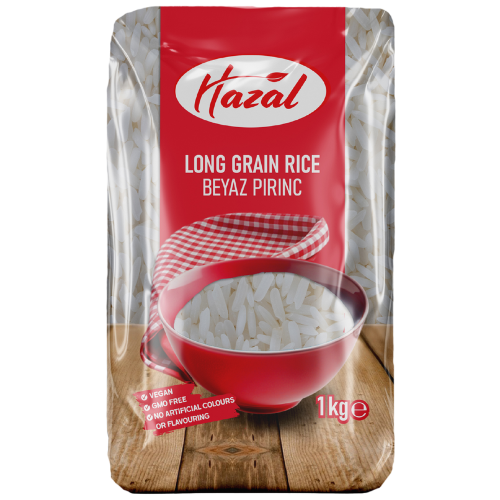 Hazal (122) Long Grain Rice 4X1Kg dimarkcash&carry