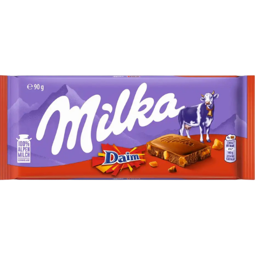 Milka Daim Chocolate Bar 24x90g dimarkcash&carry