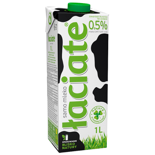 Mlekpol Milk Uht 0.5% Laciate 12X1L Green dimarkcash&carry