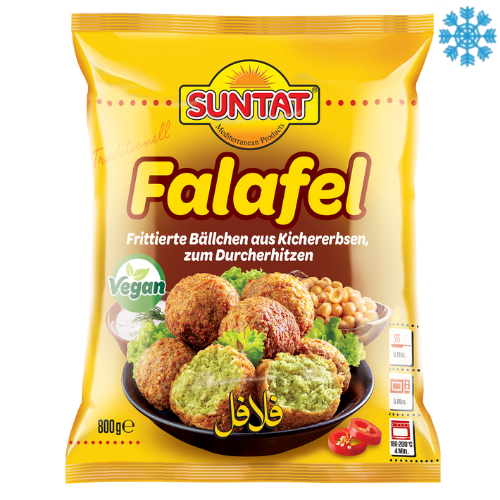 Frozen Suntat Falafel 10X800G - Collection Only Frozen Product dimarkcash&carry