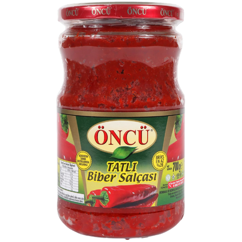 Oncu Pepper Paste Mild Glass 12x700g dimarkcash&carry