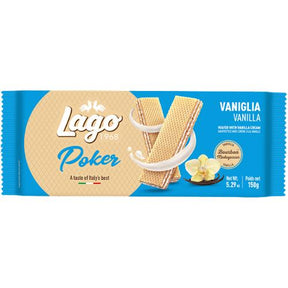 Lago Poker Wafer With Vaniglia 16X150g dimarkcash&carry