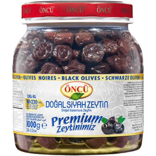 Oncu Black Olives 2XL-XL (181-230) 6x1kg dimarkcash&carry