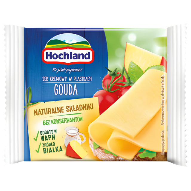 Hochland Cheese Slices-gouda 12x130g dimarkcash&carry