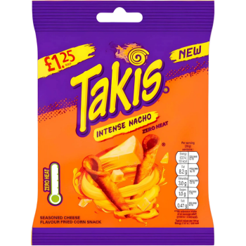 Takis Intense Nacho 21x55g £1.25 PM dimarkcash&carry