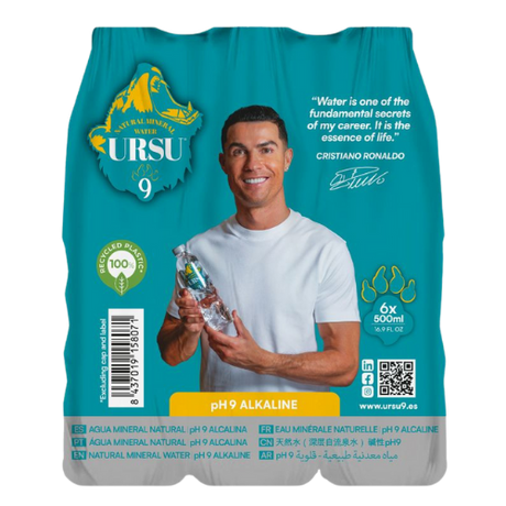 Ursu 9 Mineral Water 6X500Ml dimarkcash&carry