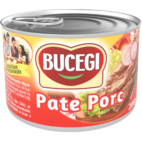 Bucegi Pate Porc 6X200G dimarkcash&carry