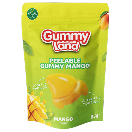 Gummy Land Peelable Gummy Mango (Halal) 12X65G dimarkcash&carry