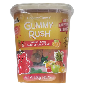 Gummy Rush Tubs Gummy Bears 12X150G dimarkcash&carry