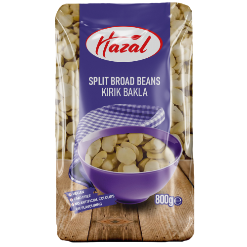 Hazal (111) Broad Beans Splt 4X800G dimarkcash&carry