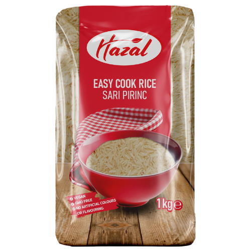Hazal (119) Easy Cook Rice 4X1Kg dimarkcash&carry