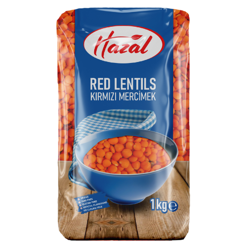 Hazal (129) Red Lentils Football 4X1Kg dimarkcash&carry