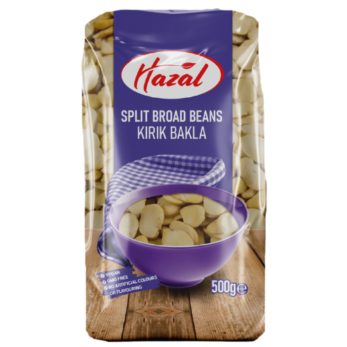 Hazal (211) Broad Beans Split 6X500g dimarkcash&carry