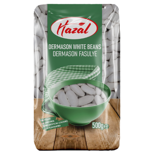 Hazal (218) Dermason White Beans 6X500g dimarkcash&carry