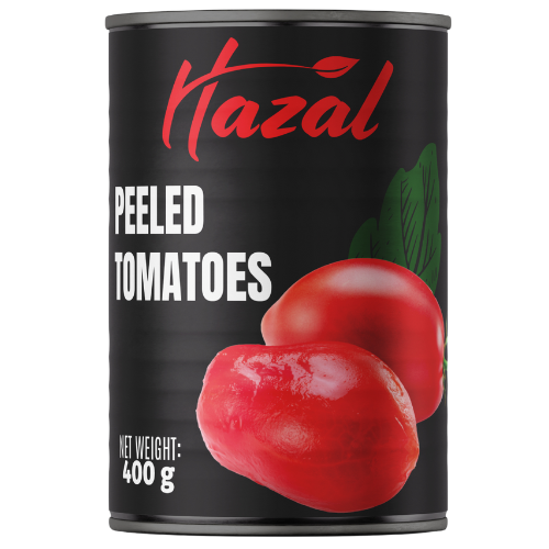 Hazal Peeled Tomatoes In Tin 12X400G dimarkcash&carry