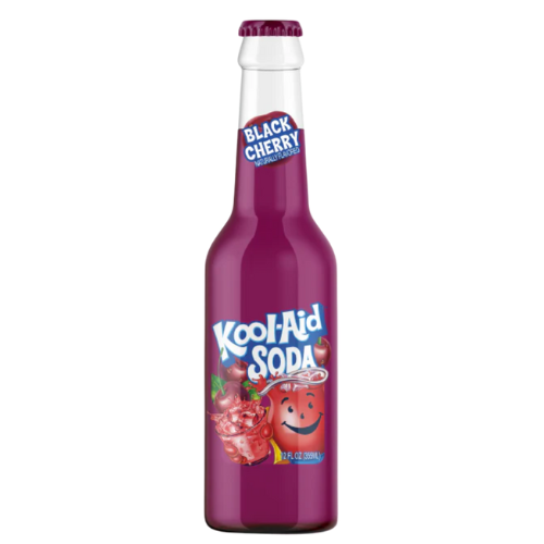 Kool Aid Black Cherry Glass Bottles 12X355Ml dimarkcash&carry