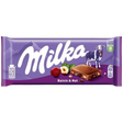 Milka Raisin And Nuts Chocolate Bar 23X90G dimarkcash&carry