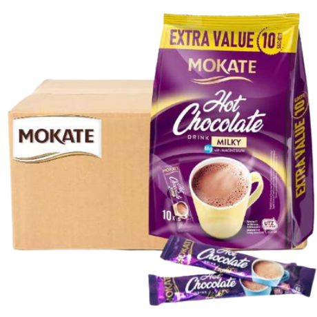 Mokate Milk Hot Chocolate 10X(10X18G) dimarkcash&carry