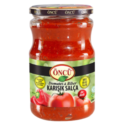 Oncu Mixed Tomato And Pepper Paste 12X370G dimarkcash&carry