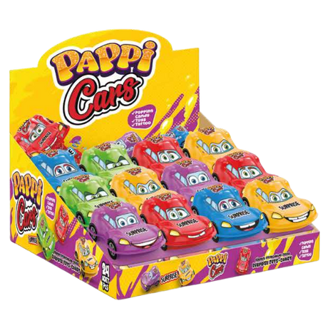 Pappi Cars Toy Candy 24X4G dimarkcash&carry
