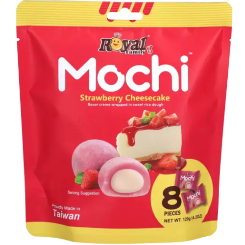 Royal Mochi Strawberry Cheesecake 12X120G dimarkcash&carry