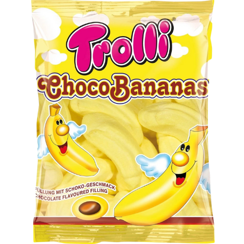 Trolli Choco Bananas Marshmallow 8X150G dimarkcash&carry