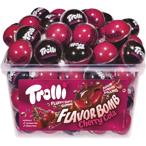 Trolli Flavorbomb Cherry Cola Tub 60X20G dimarkcash&carry