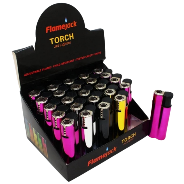 FLAMEJACK WINDPROOF LIGHTER 25PCS dimarkcash&carry
