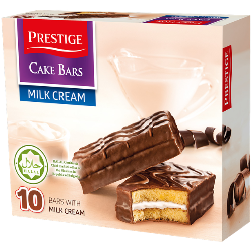 Prestige Cake Bars Milk Cream HALAL 12x300g dimarkcash&carry