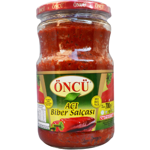 Oncu Pepper Paste Hot Glass 12x700g dimarkcash&carry