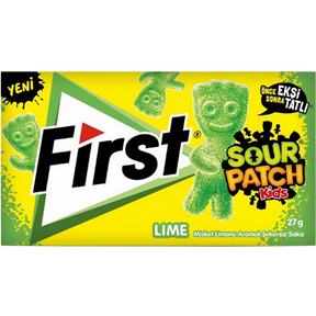 First Sour Patch *Lime* Chewing Gum 12X27g dimarkcash&carry